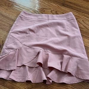 Forever 21 Pink Ruffle Skirt